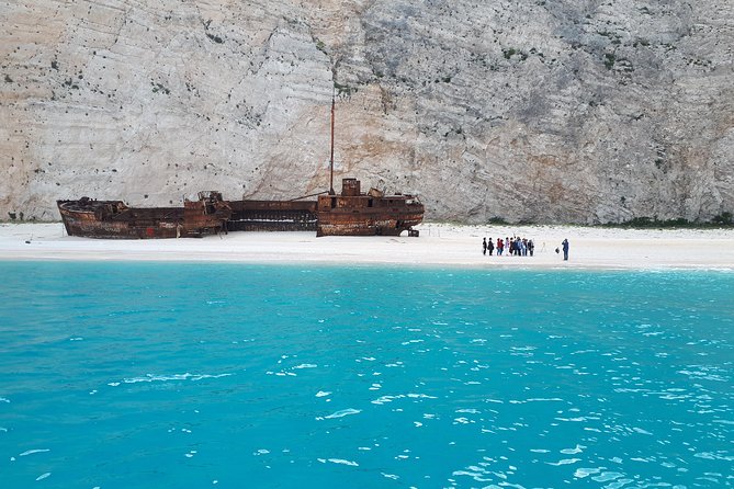 Zakynthos : One day small group tour to Navagio beach Blue Caves & top view - The minibus time and the real pace of the day