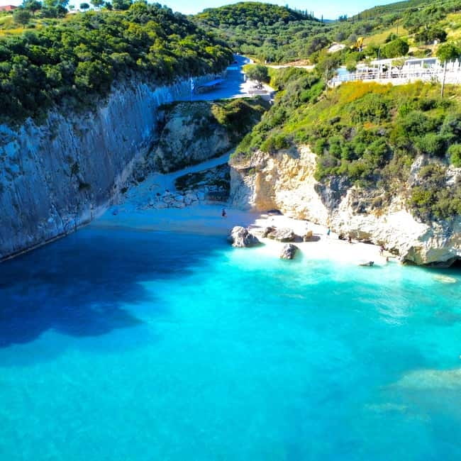 Zakynthos: Private Shipwreck & Blue Caves Tour by Land & Sea - The speedboat brings you close to the cliffs