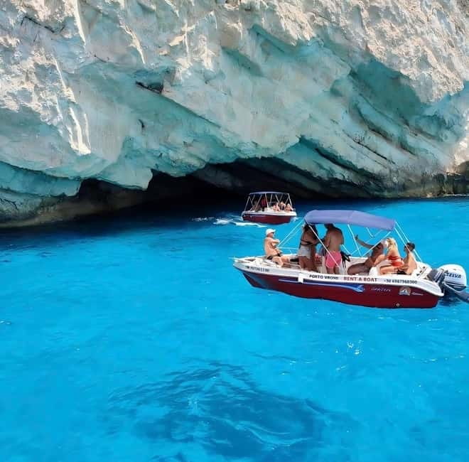 Zakynthos: Shipwreck & Caves Private Boat Tour with Skipper - Sea conditions and flexible planning