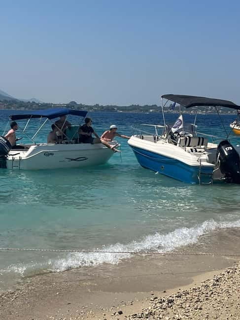Zakynthos: Turtles, Marathonisi & Keri Caves Speedboat Tour - The first swim at Oasis and the private beaches