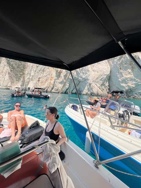 Zakynthos: Turtles, Marathonisi & Keri Caves Speedboat Tour - How much swimming and boat time you get